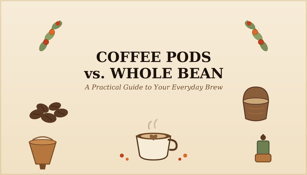 Coffee Pods vs. Whole Bean: A Practical Guide to Your Everyday Brew - Brewvana
