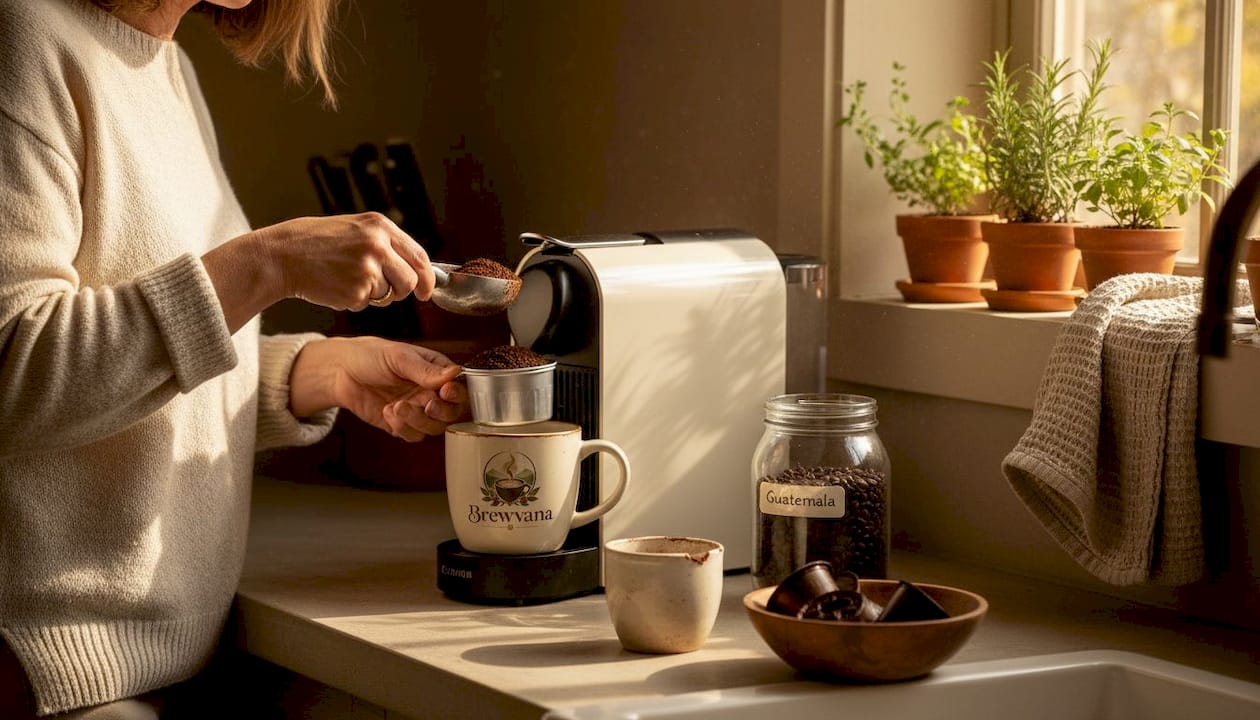 Reduce waste with coffee pods and brew better cups - Brewvana