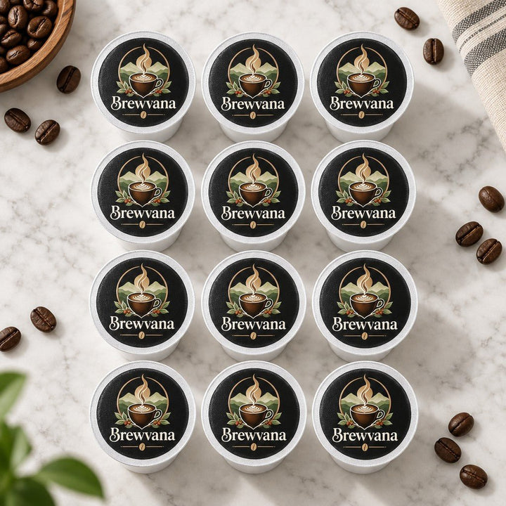 12-Pack Single Serve Coffee Capsules - Brewvana