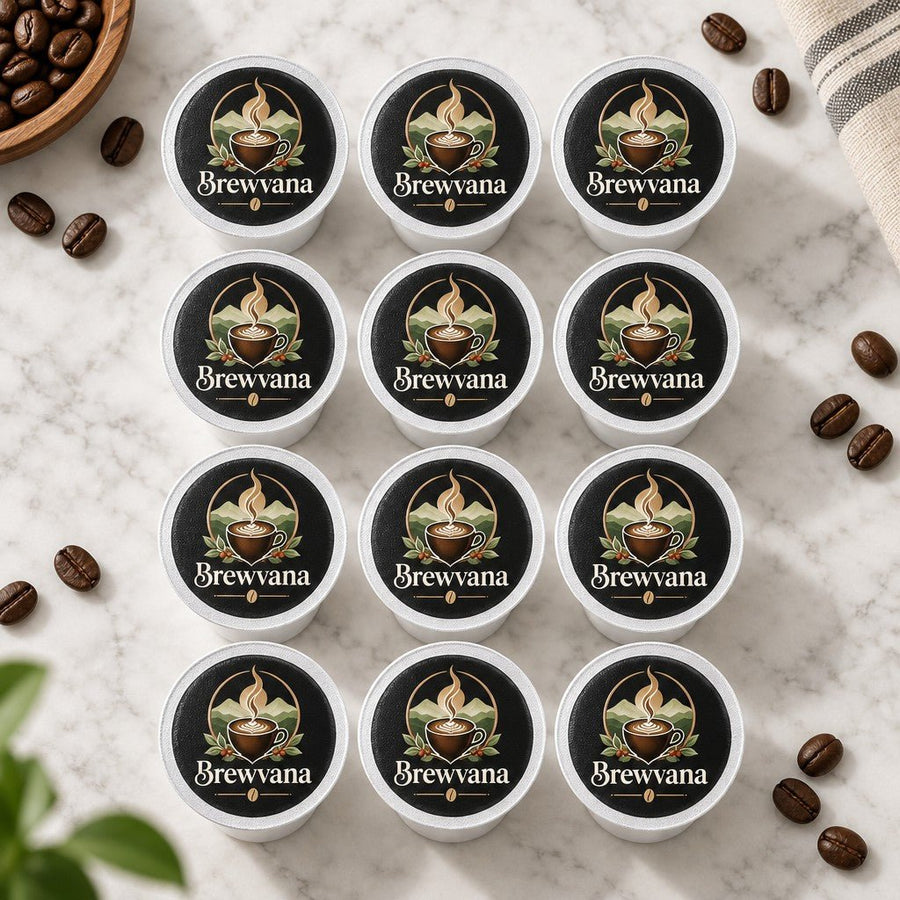 12-Pack Single Serve Coffee Capsules - Brewvana