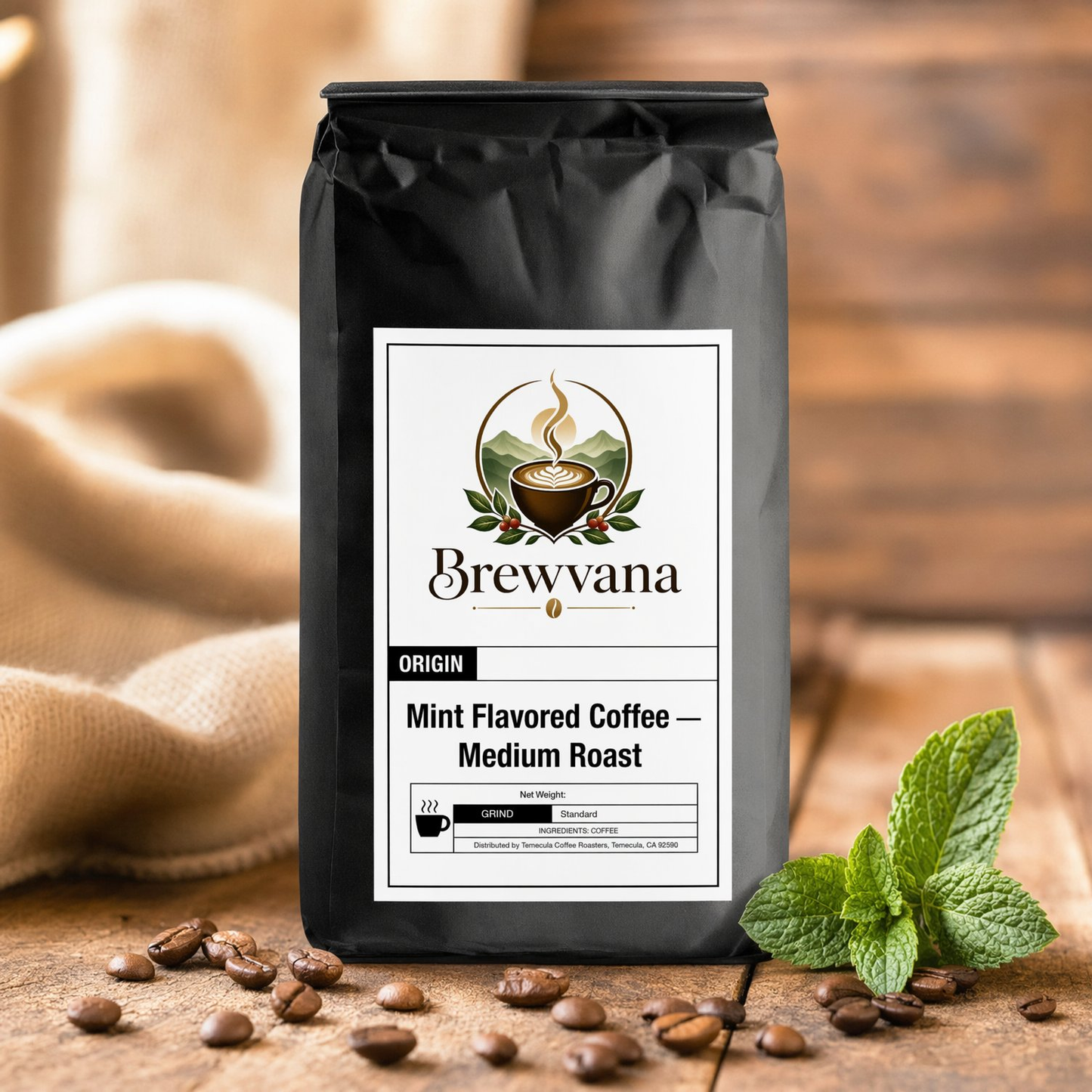 Mint Flavored Coffee — Medium Roast