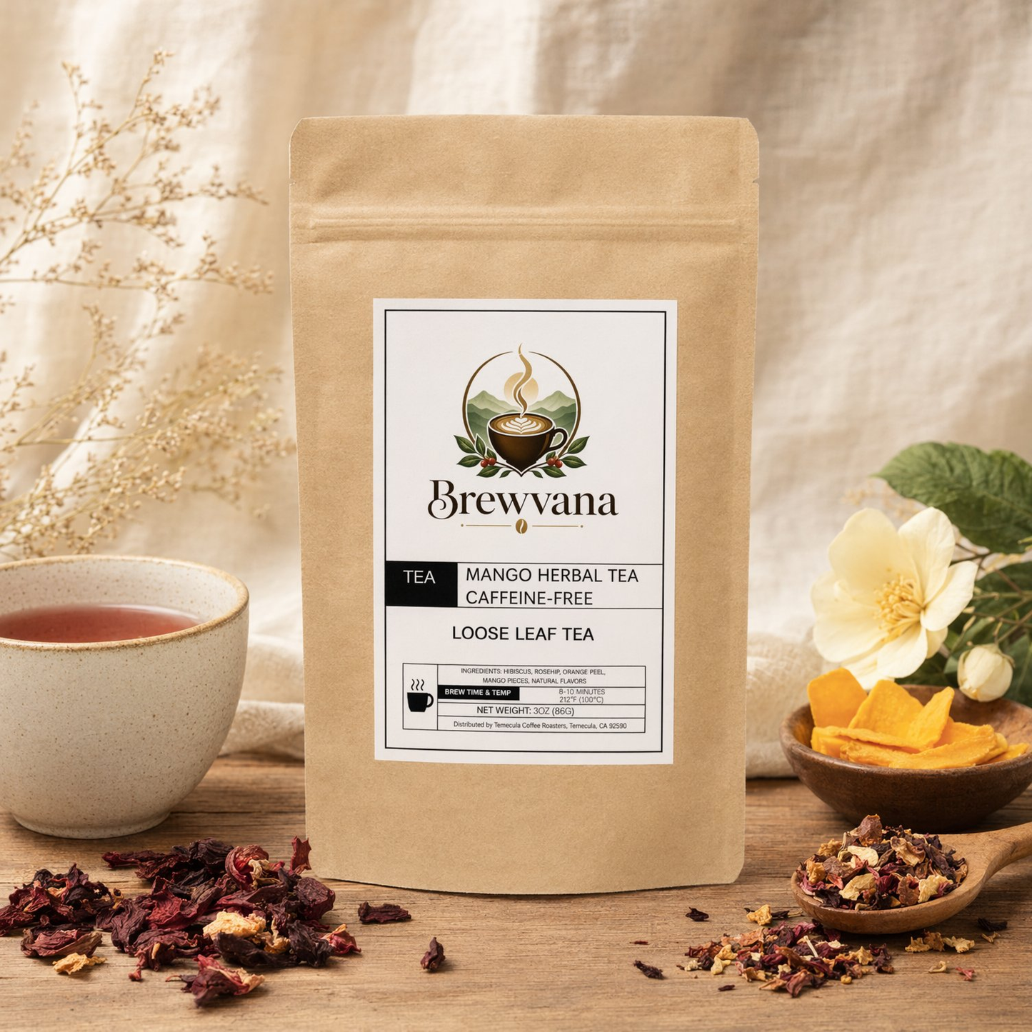 Mango Herbal Tea Caffeine-Free