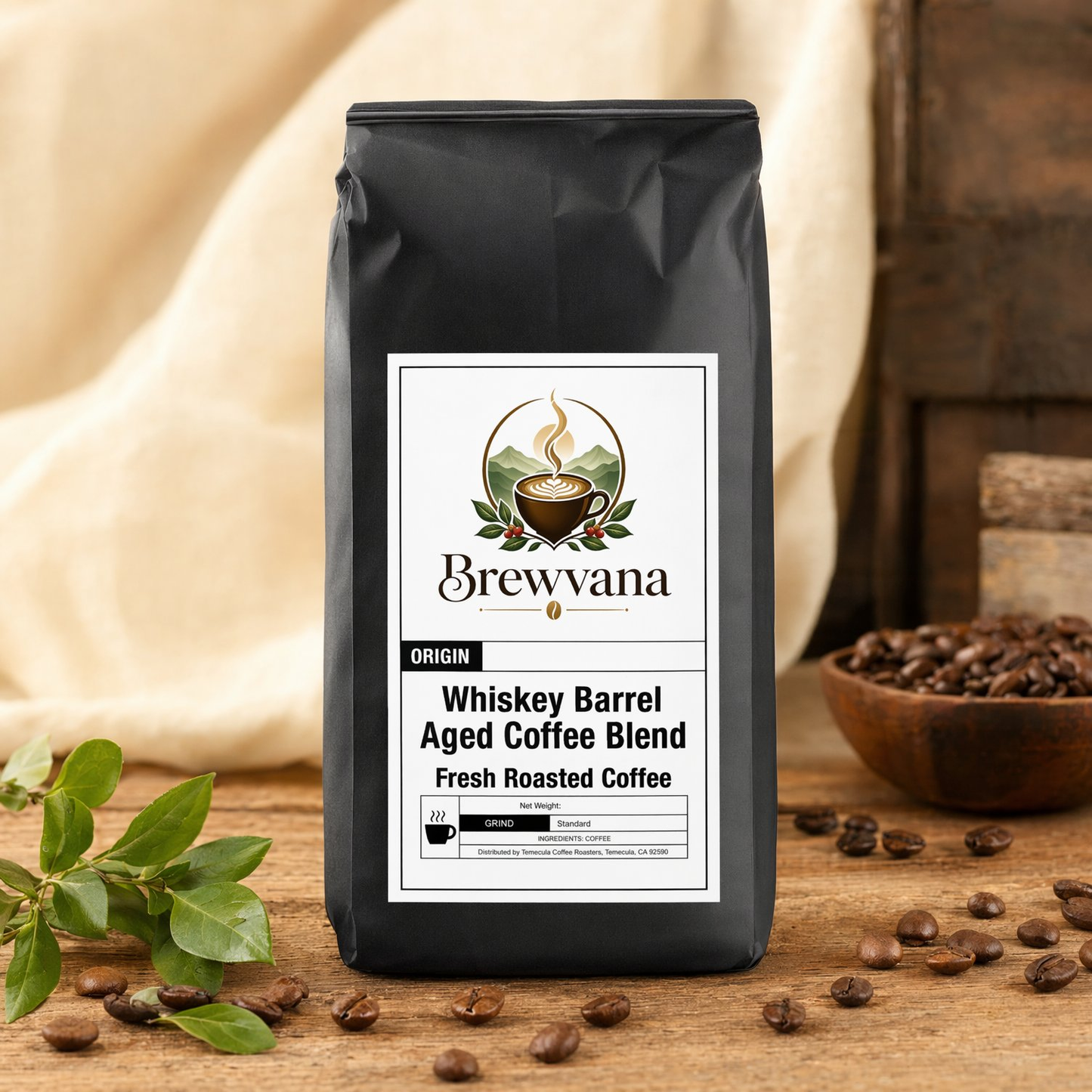 Whiskey Barrel Aged Coffee Blend