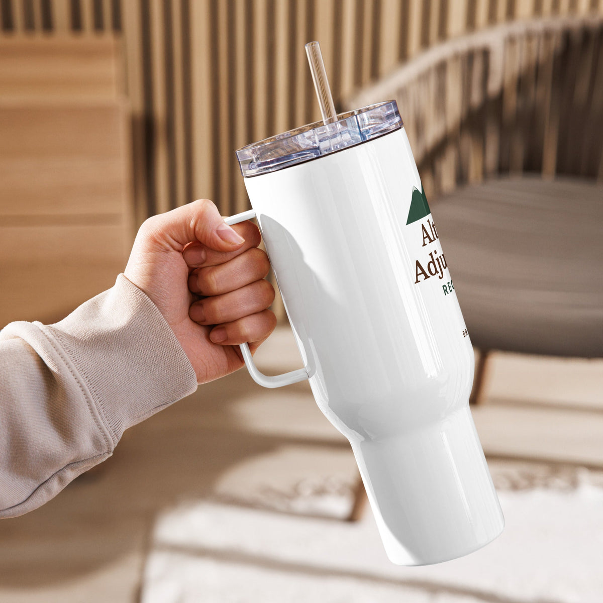Altitude Adjustment Travel Mug with Handle - Brewvana