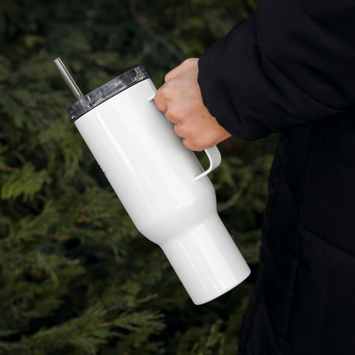 Bean There, Brewed That Travel Mug with Handle - Brewvana