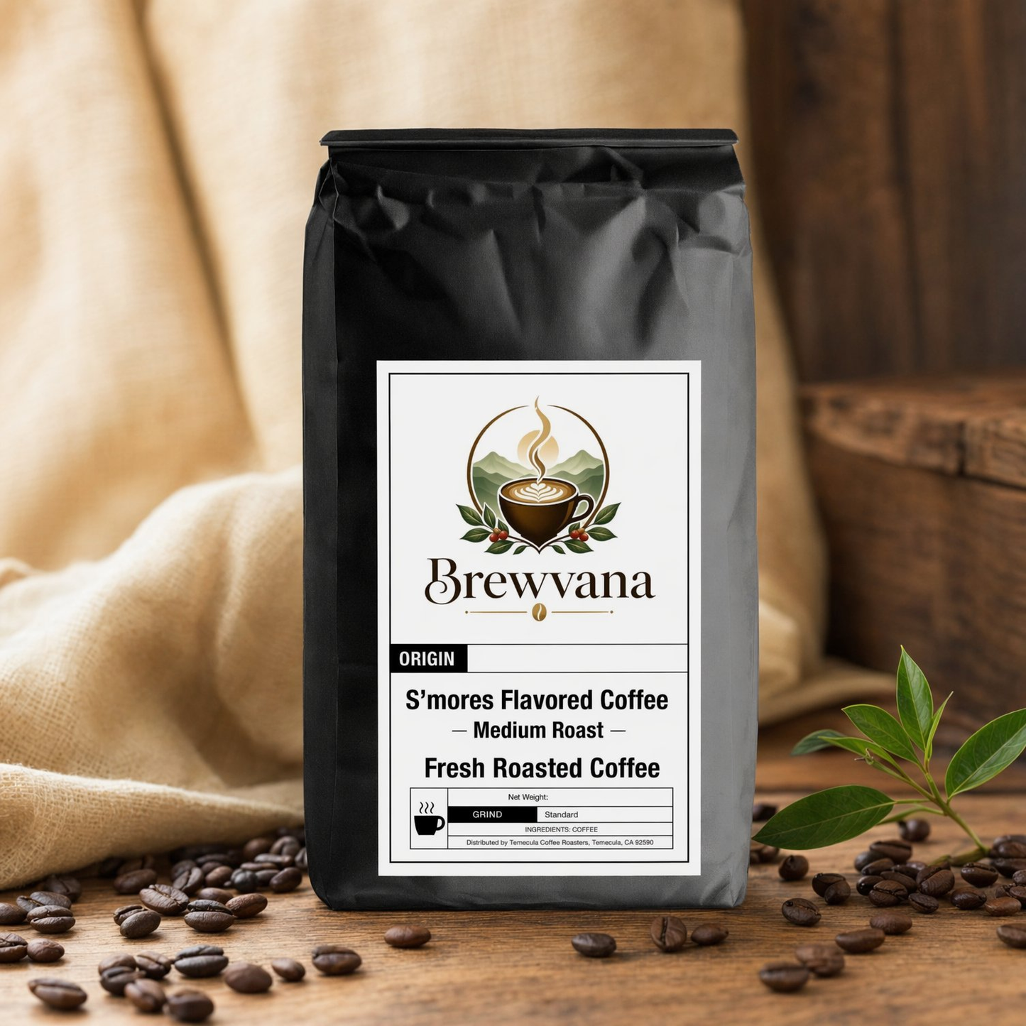 S'mores Flavored Coffee — Medium Roast