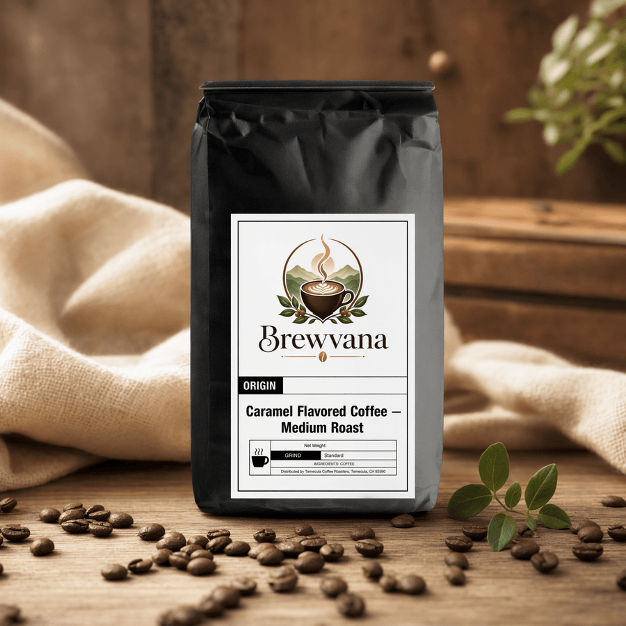 Caramel Flavored Coffee — Medium Roast | Brewvana - Brewvana