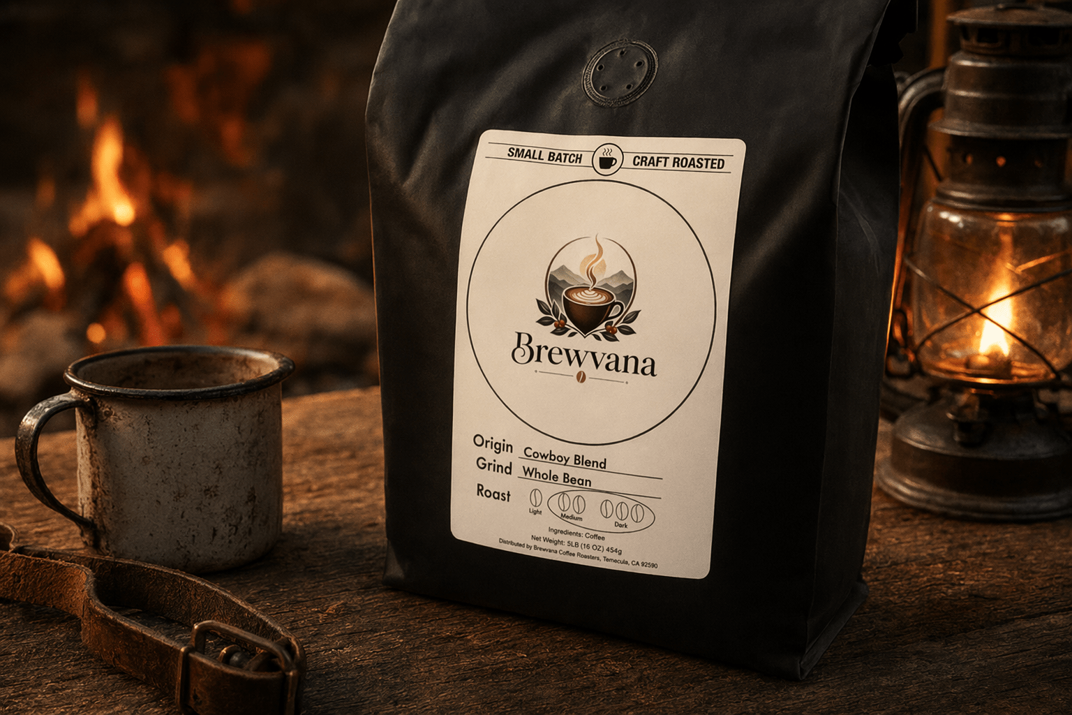 Cowboy Blend Dark & Medium Roast Coffee | Brewvana - Brewvana