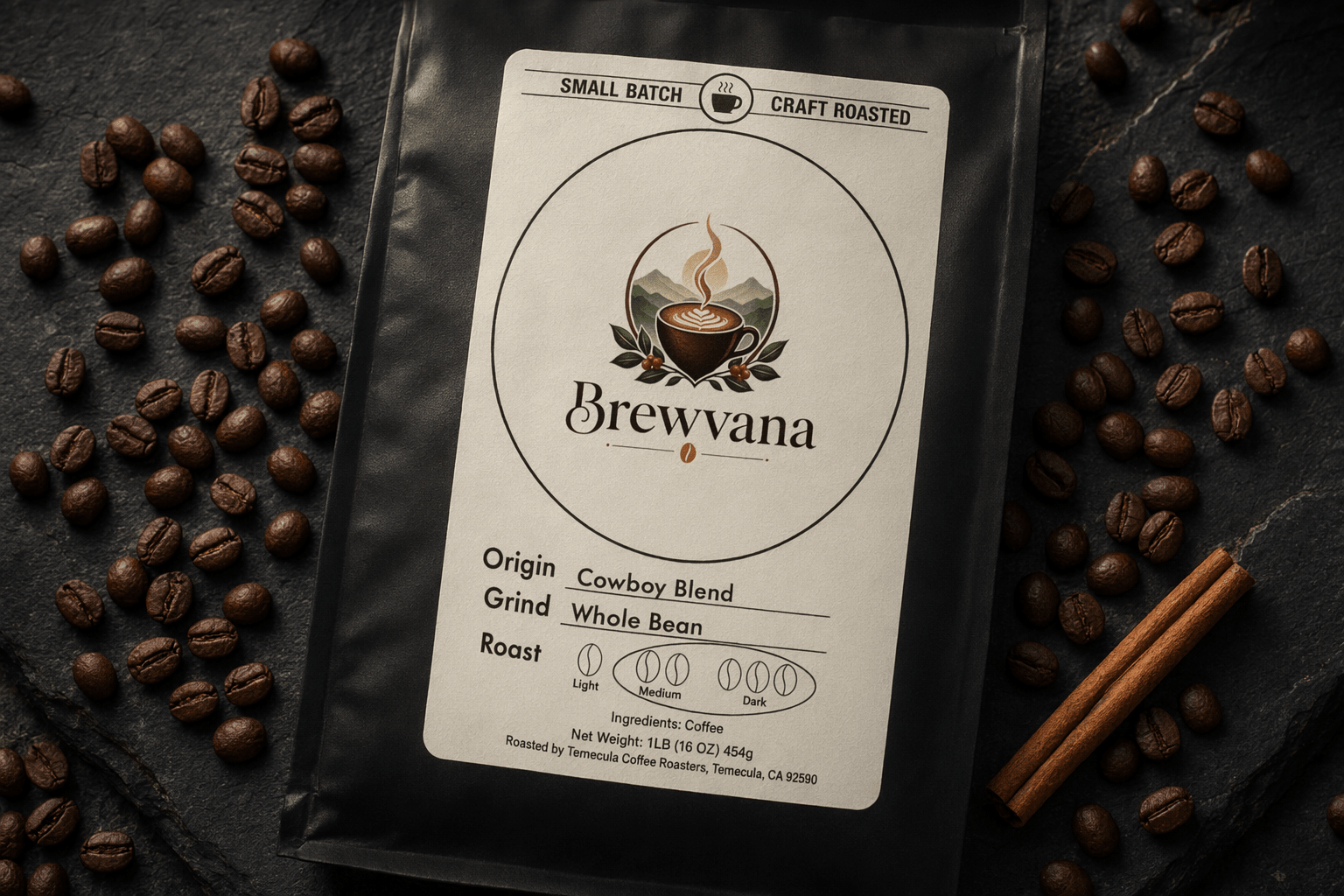 Cowboy Blend Dark & Medium Roast Coffee | Brewvana - Brewvana