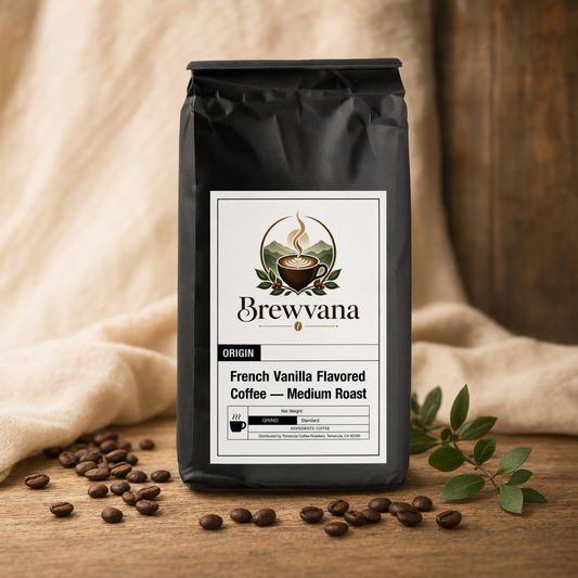 French Vanilla Flavored Coffee — Medium Roast
