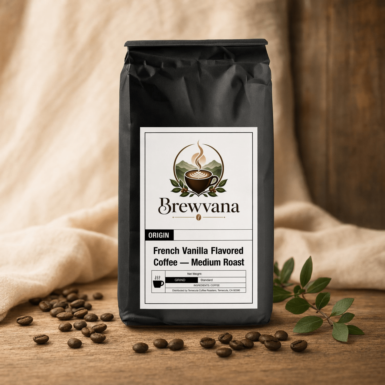 French Vanilla Flavored Coffee — Medium Roast | Brewvana - Brewvana