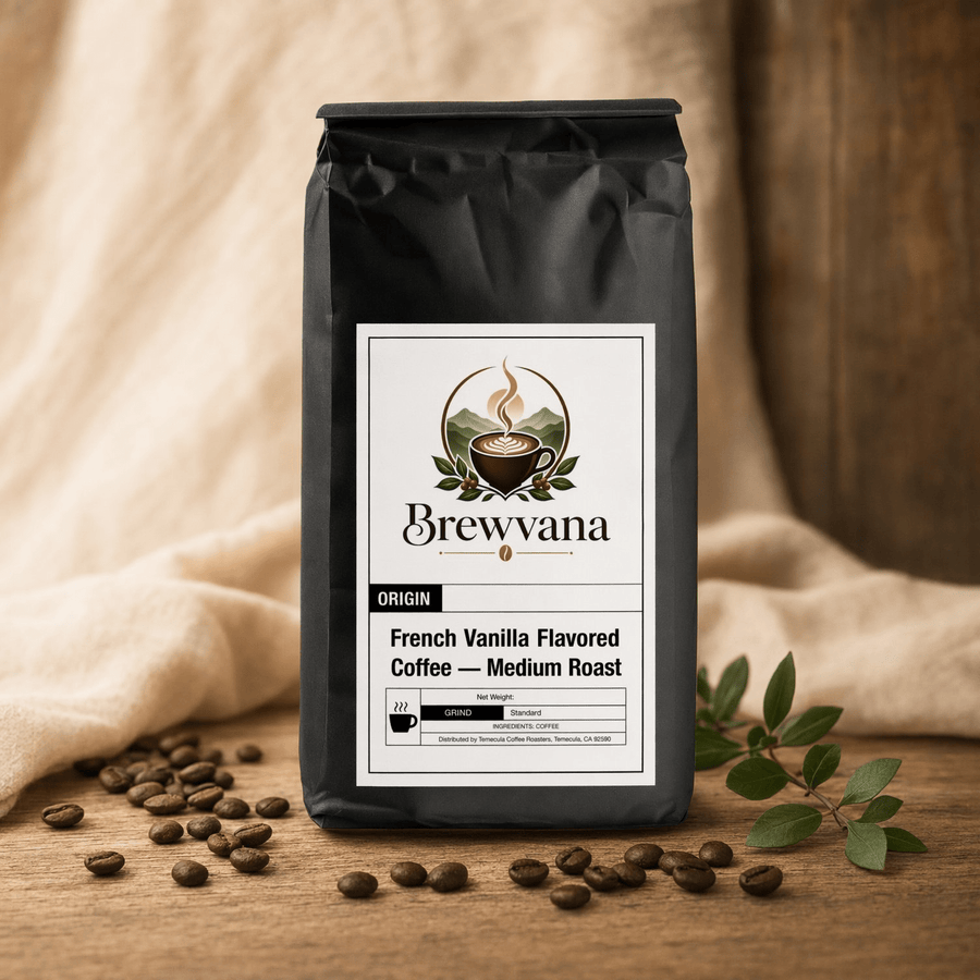 French Vanilla Flavored Coffee — Medium Roast | Brewvana - Brewvana
