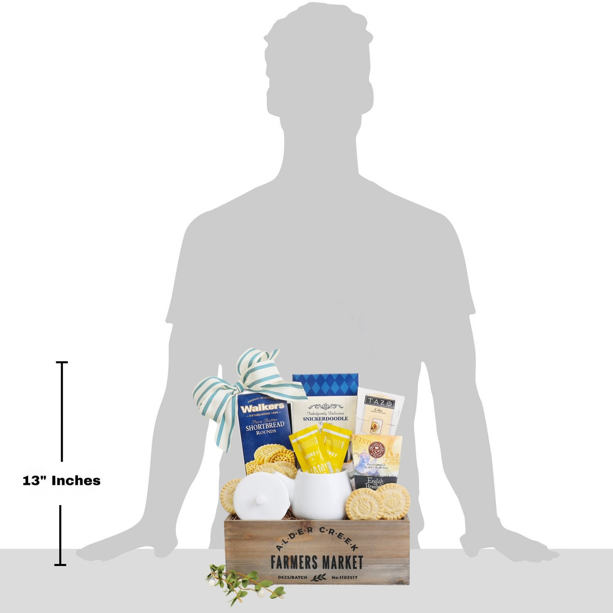 Garden Tea Tray Gift Basket - Brewvana