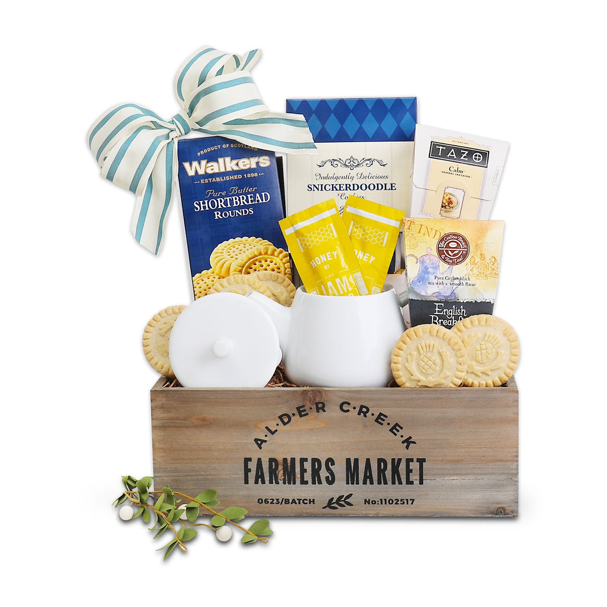 Garden Tea Tray Gift Basket - Brewvana