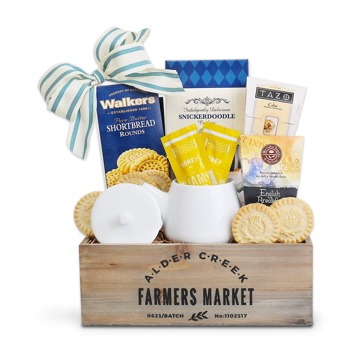 Garden Tea Tray Gift Basket - Brewvana