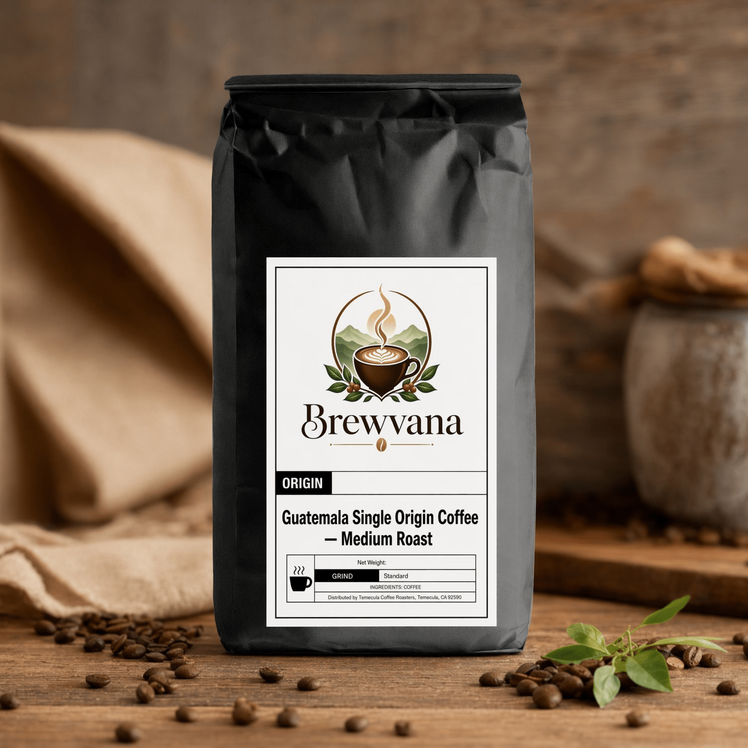 Guatemala Single Origin Coffee — Medium Roast | Brewvana - Brewvana