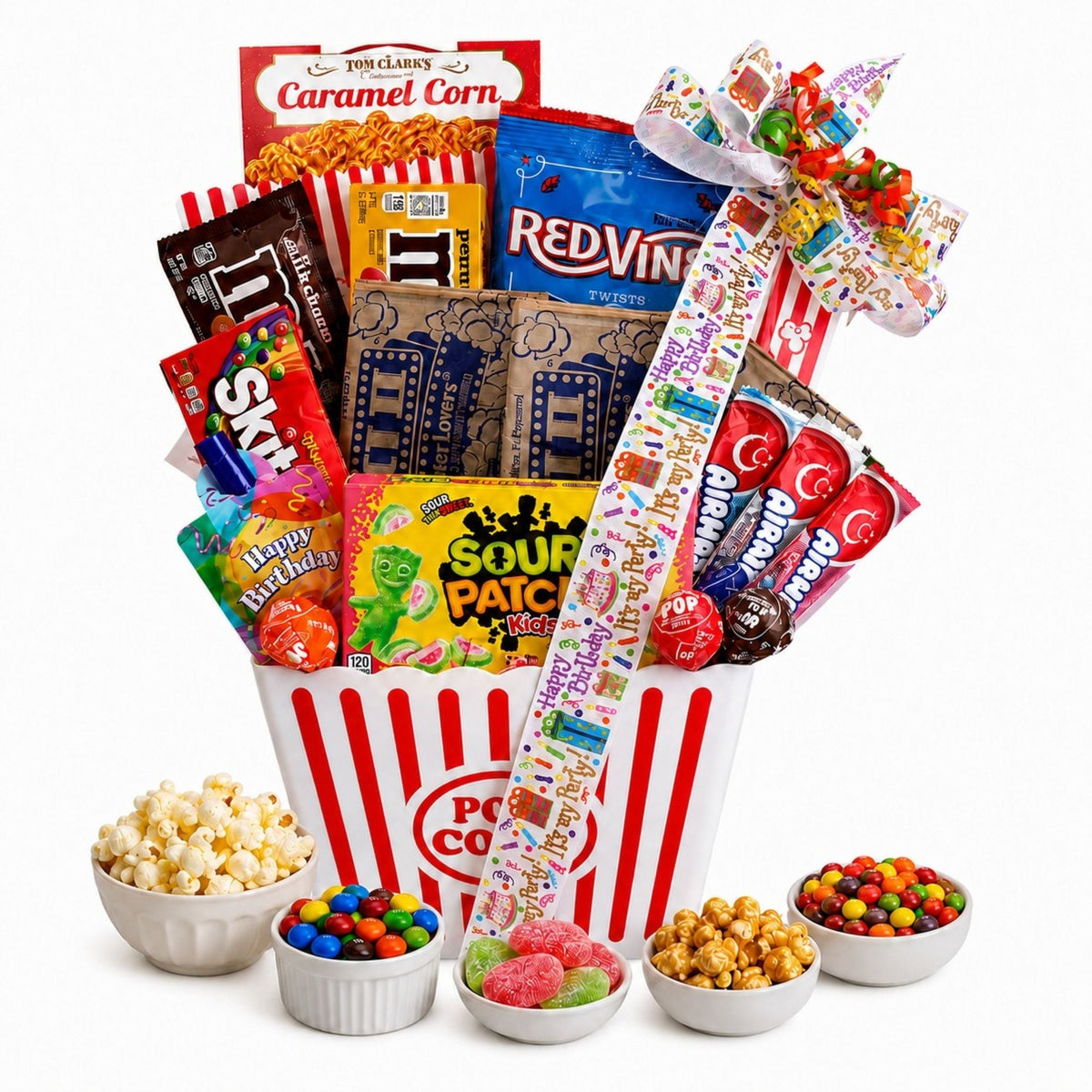 Happy Birthday Movie Night Gift Basket - Brewvana