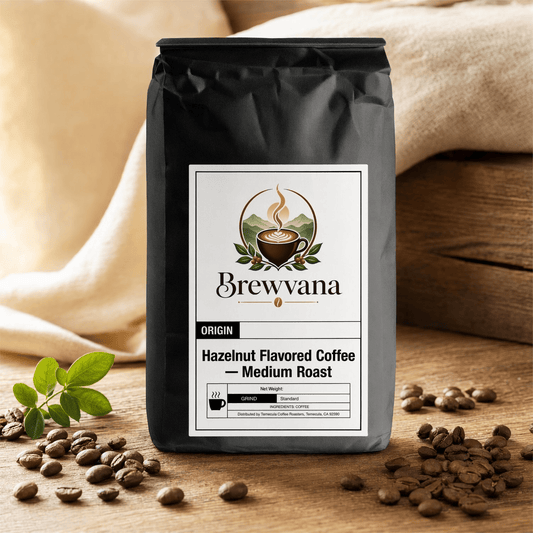 Hazelnut Flavored Coffee — Medium Roast | Brewvana - Brewvana