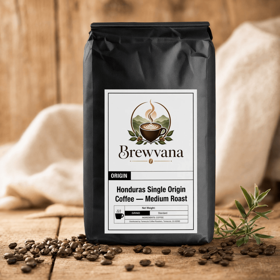 Honduras Single Origin Coffee — Medium Roast | Brewvana - Brewvana