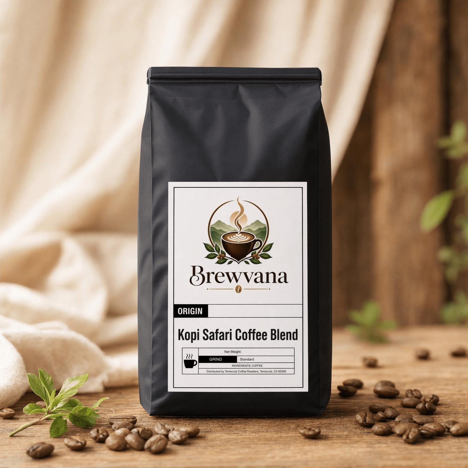 Kopi Safari Coffee Blend | Brewvana - Brewvana