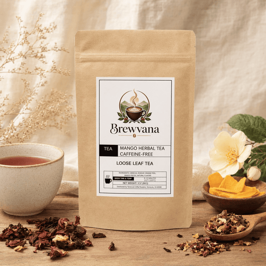 Mango Herbal Tea Caffeine-Free - Brewvana