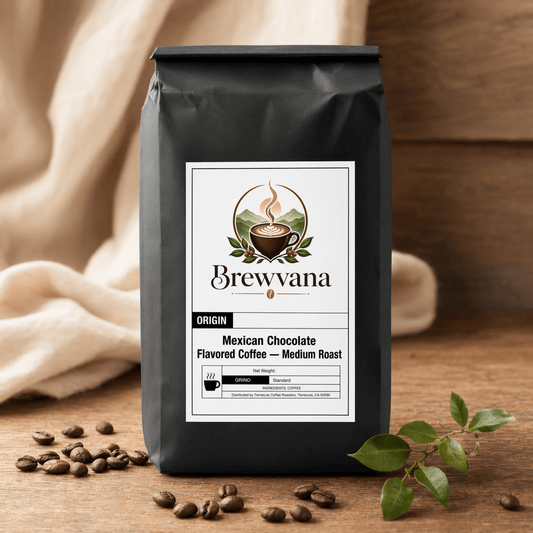 Mexican Chocolate Flavored Coffee — Medium Roast | Brewvana - Brewvana
