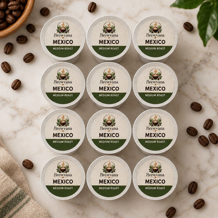 Mexico Coffee Capsules 12-Pack (Wholesale) - Brewvana