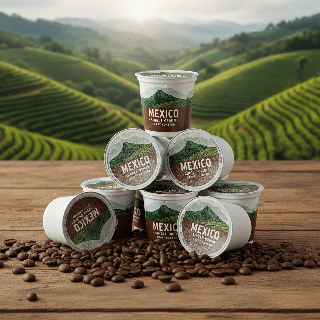 Mexico Coffee Capsules 12-Pack - Brewvana