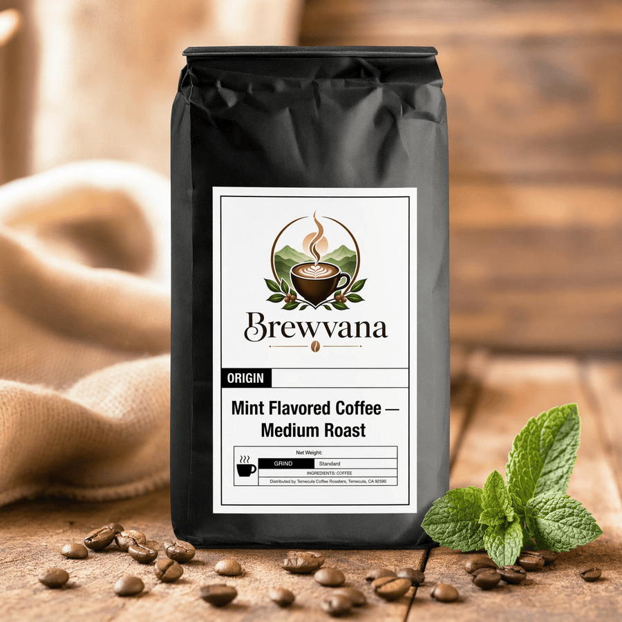 Mint Flavored Coffee — Medium Roast | Brewvana - Brewvana