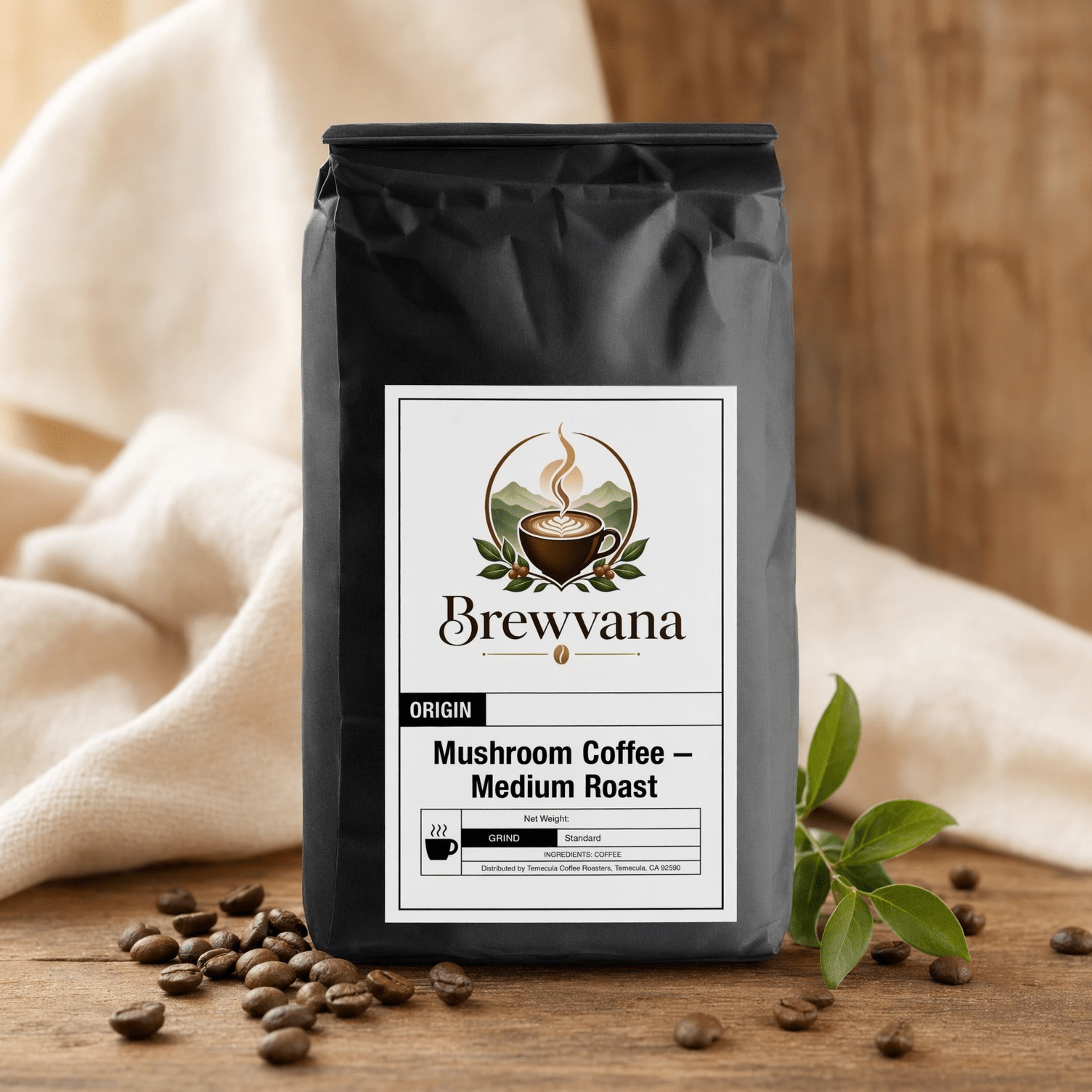 Mushroom Coffee — Medium Roast | Brewvana - Brewvana