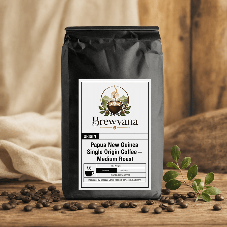 Papua New Guinea Single Origin Coffee — Medium Roast | Brewvana - Brewvana