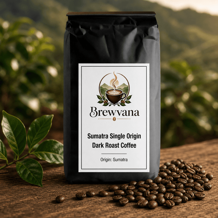 Sumatra Single Origin Dark Roast Coffee Beans - Brewvana