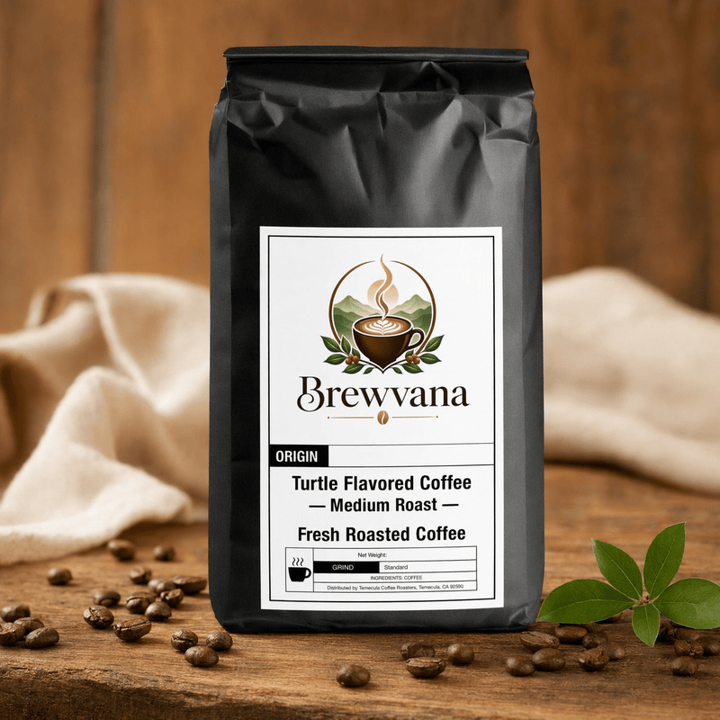 Turtle Flavored Coffee — Medium Roast | Brewvana - Brewvana