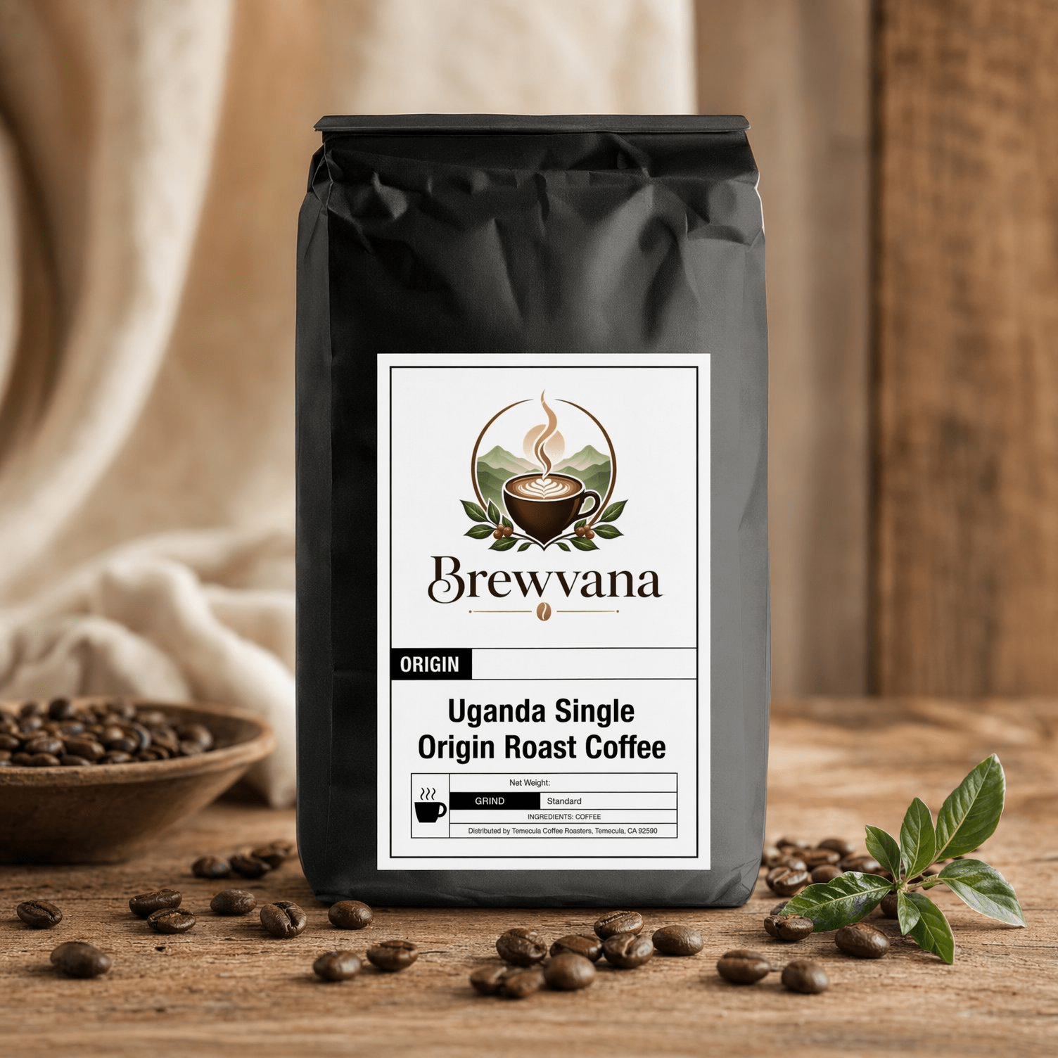 Uganda Single Origin Roast Coffee - Brewvana