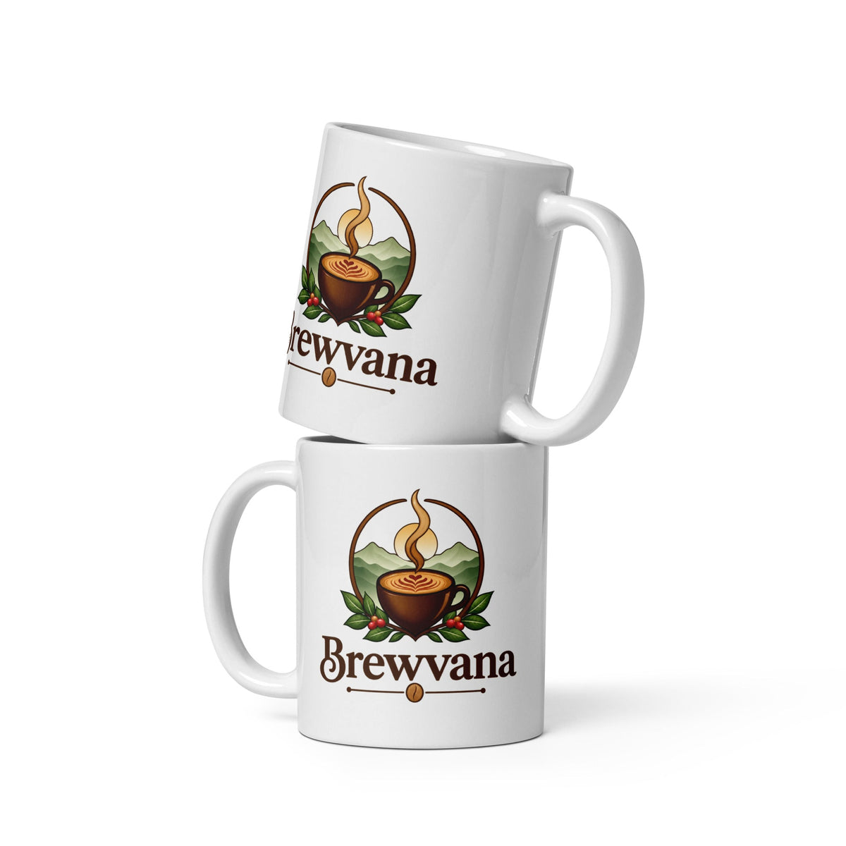 White glossy mug - Brewvana