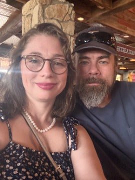 Kimberly with her husband